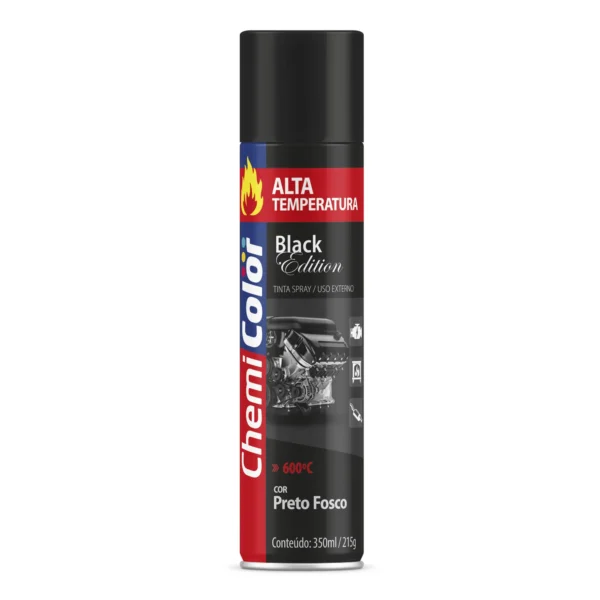 Tinta Spray Métalico e Fosco (Anti chama) - ChemiColor - Image 2