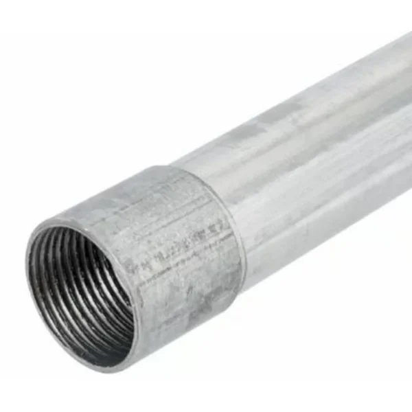 Eletroduto zincado 1", barra 03mt;
